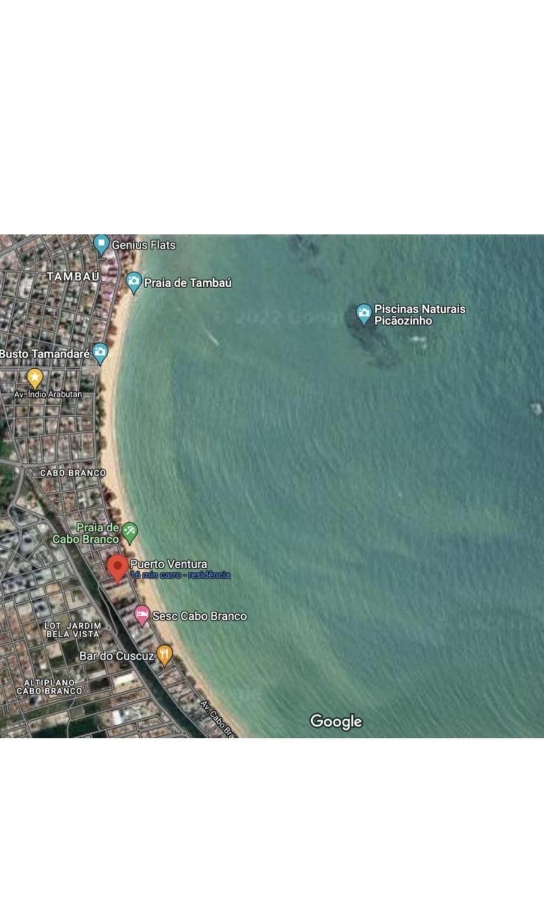 Flat Beira Mar Do Cabo Branco Lägenhet João Pessoa Exteriör bild